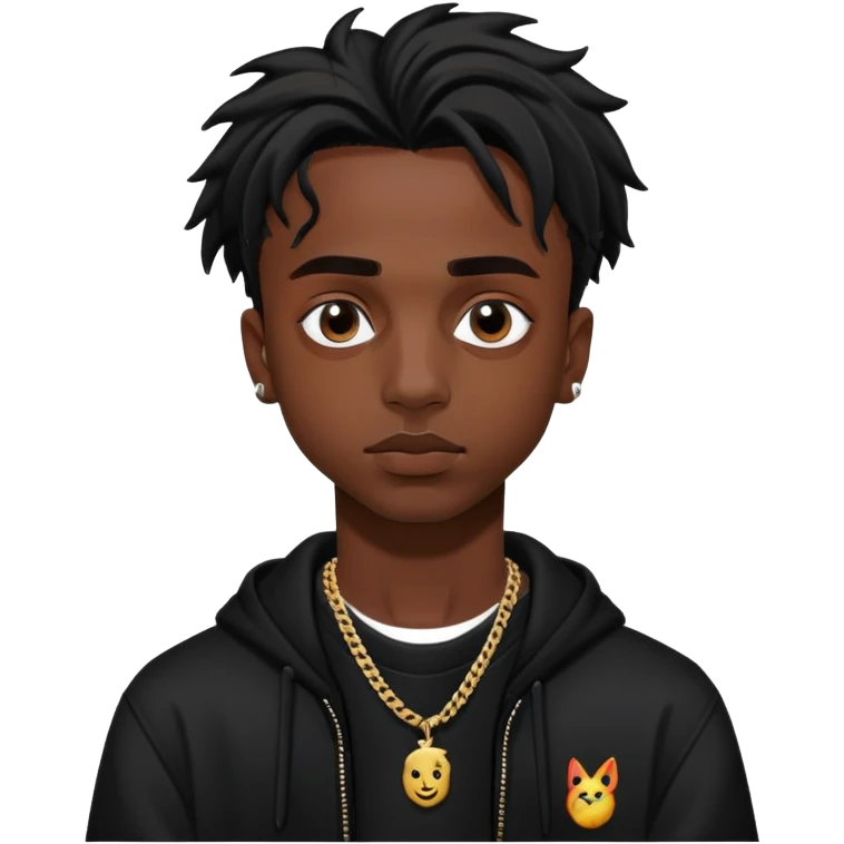 playboi carti with black clothes emoji