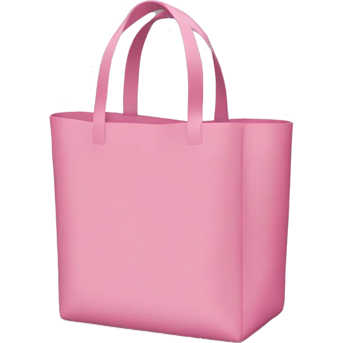 Pink tote bag emoji