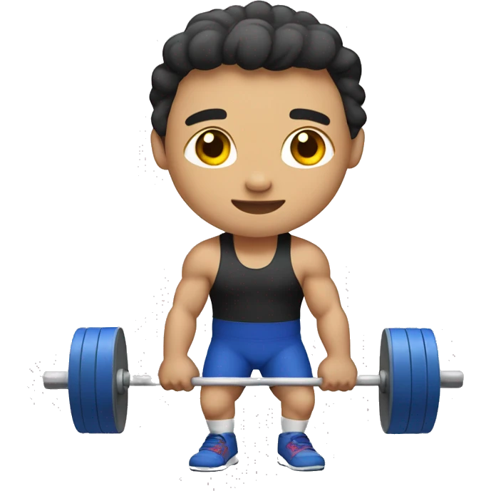 weightlifting, filipino, light-skinned emoji
