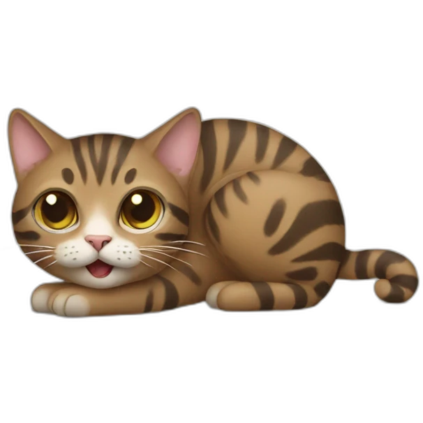 rolling-cat emoji