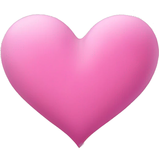 Pink heart emoji
