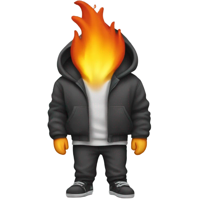 guy with his pants on fire emoji