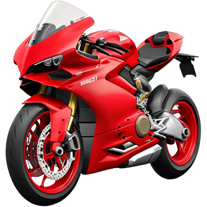 Ducati Panigale (Sportbike) - Ducati Panigale V4 (Model Year: 2022) (Iconic colour: Red) emoji