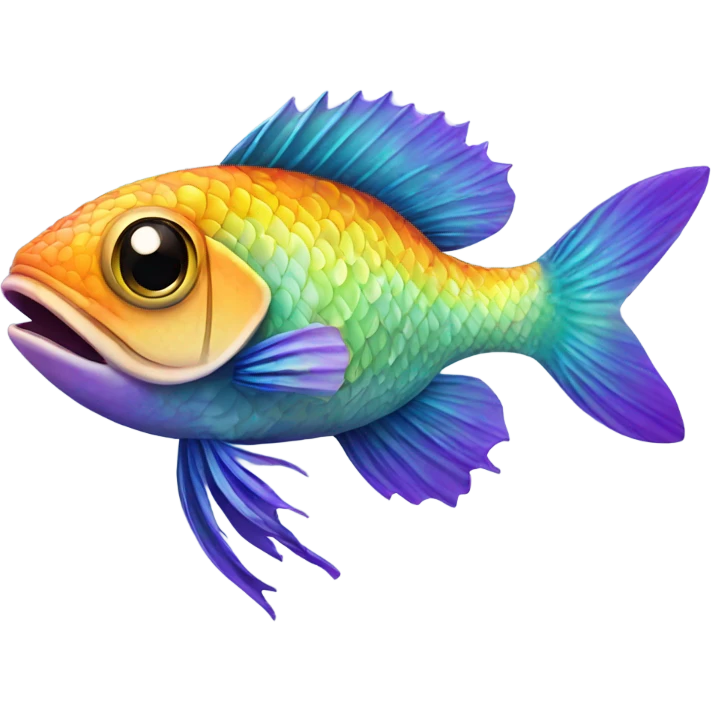colorful exotic scaley fish emoji