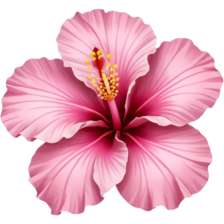 Light Pink hibiscus  emoji