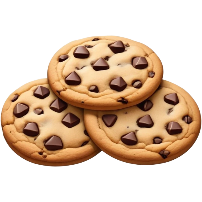 3 piece of cookies emoji
