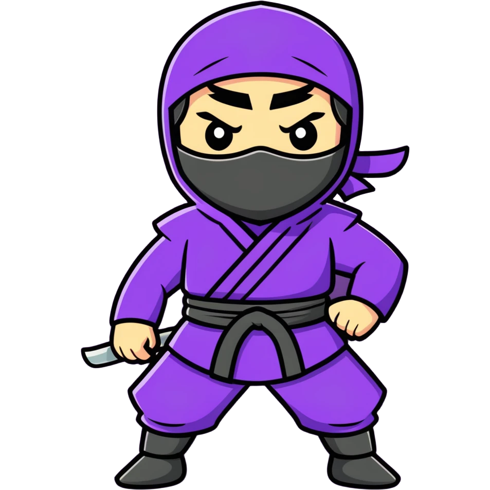 purple ninja emoji