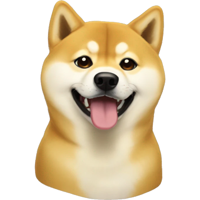  want a sticker in the style of the 'Doge (Shibe Doge)' meme. emoji