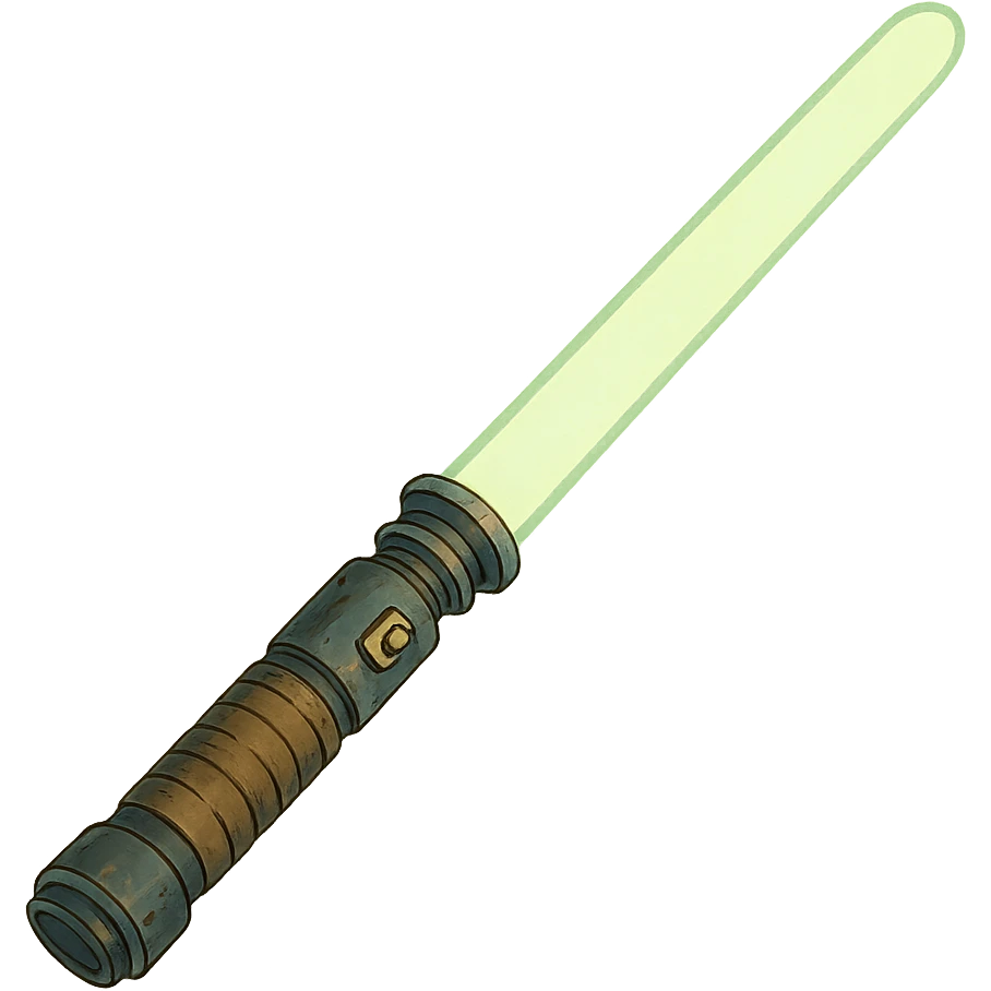 ghibli style lightsaber emoji