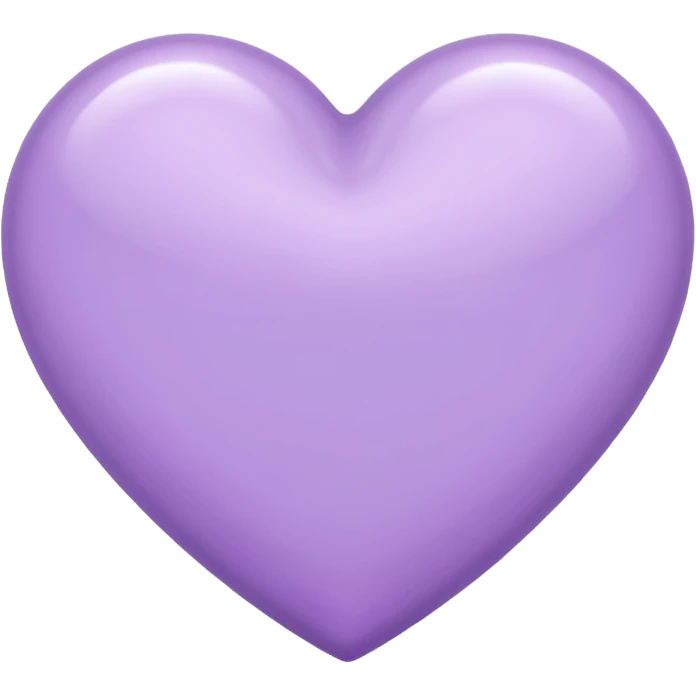 lilac heart emoji