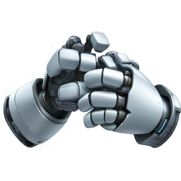 robot handshake emoji