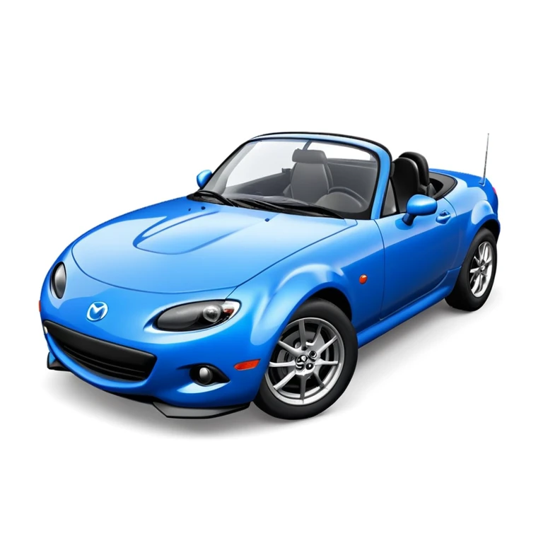 Mazda mx5 nc blue emoji