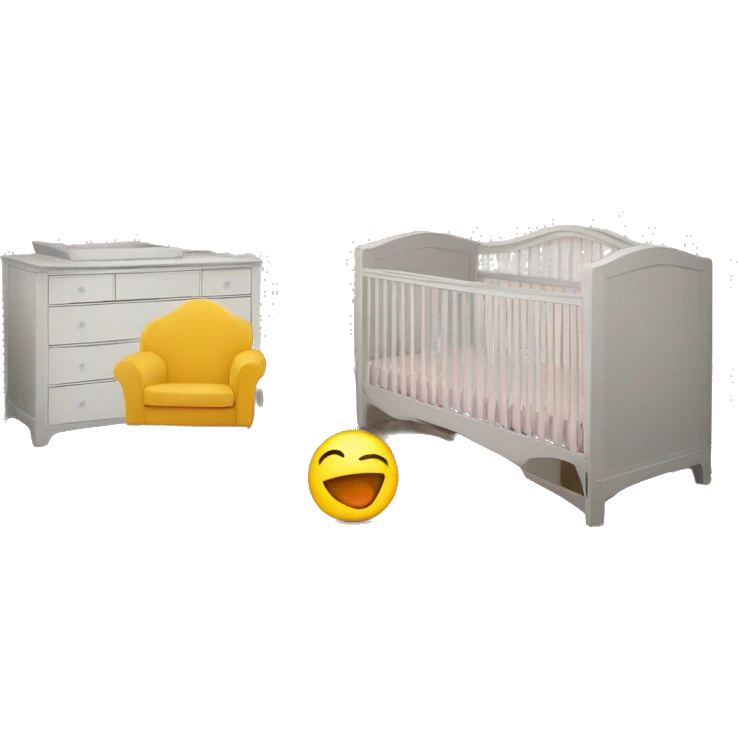 Nursery room with walls emoji