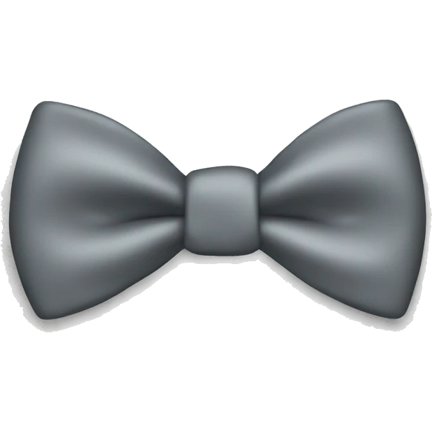 grey bow tie  emoji