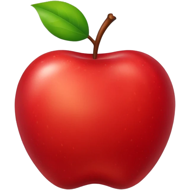 red apple emoji