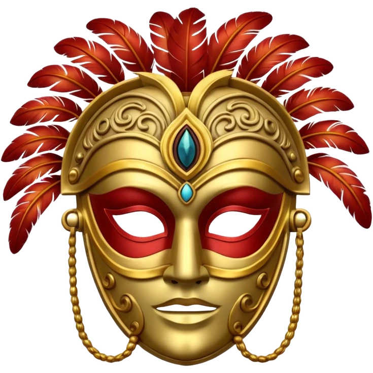 ancient Roman party mask emoji