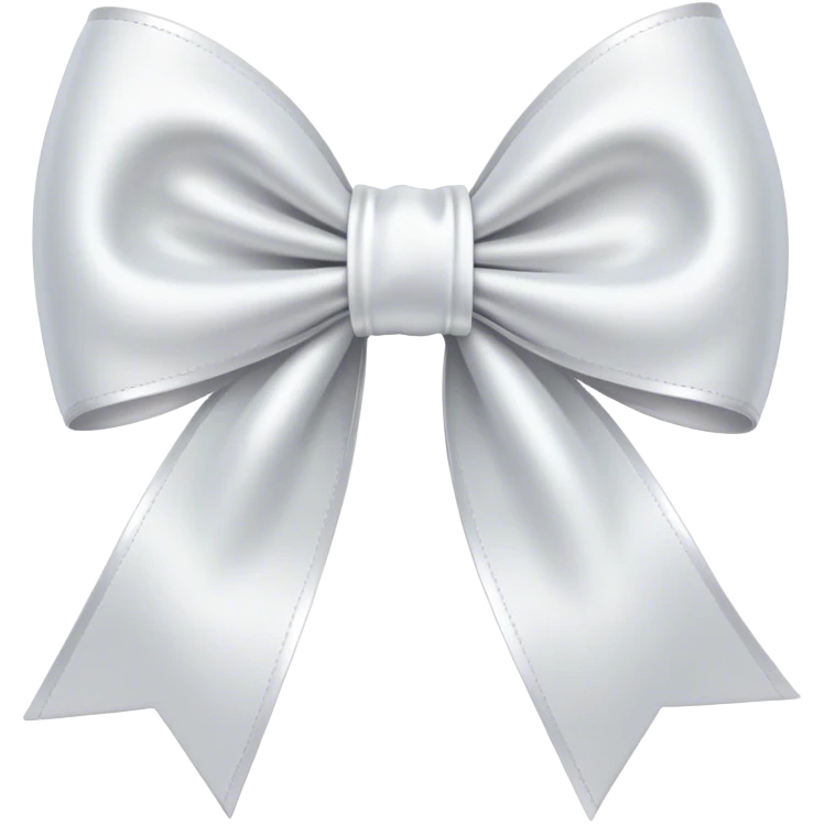 white bow emoji