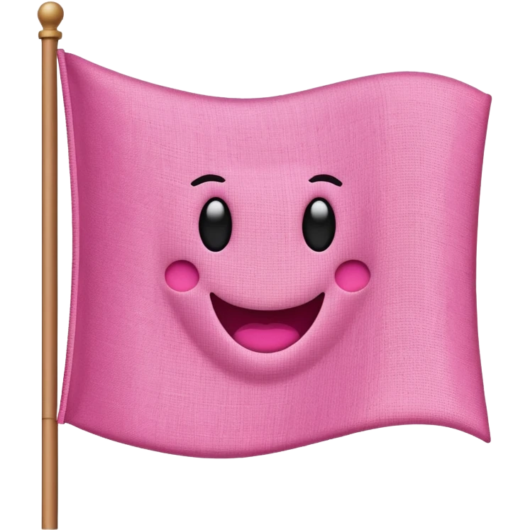 pink flag emoji