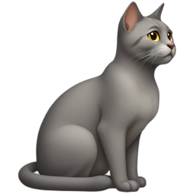 Gato mordiendo emoji