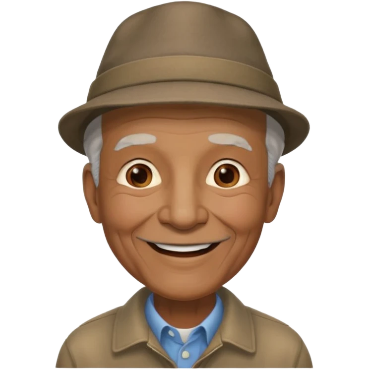 Elderly men with hats  emoji