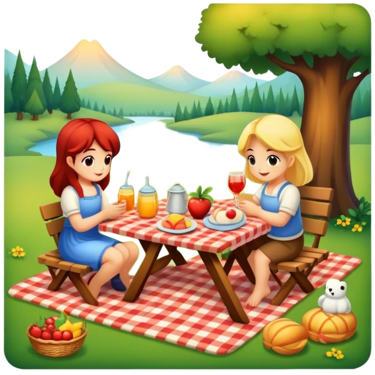 Cozy Fantasy picnic  emoji