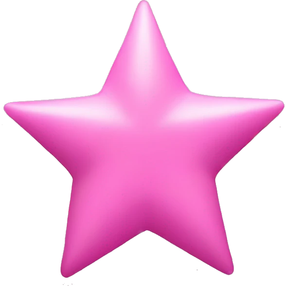 pink star emoji