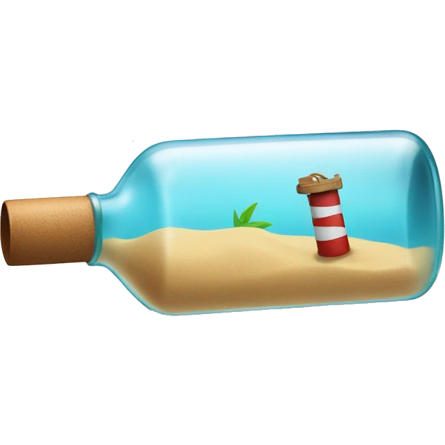Message in a bottle emoji