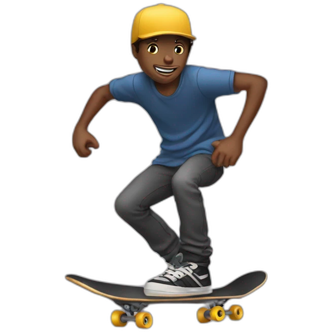 Skateboarder emoji