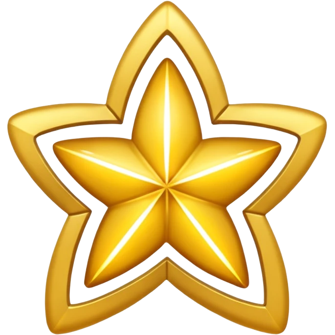Star with trébol  emoji