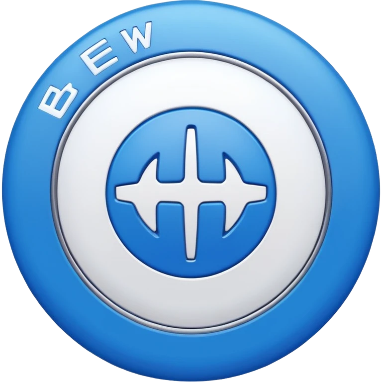 Make a emoji using bmw logo emoji