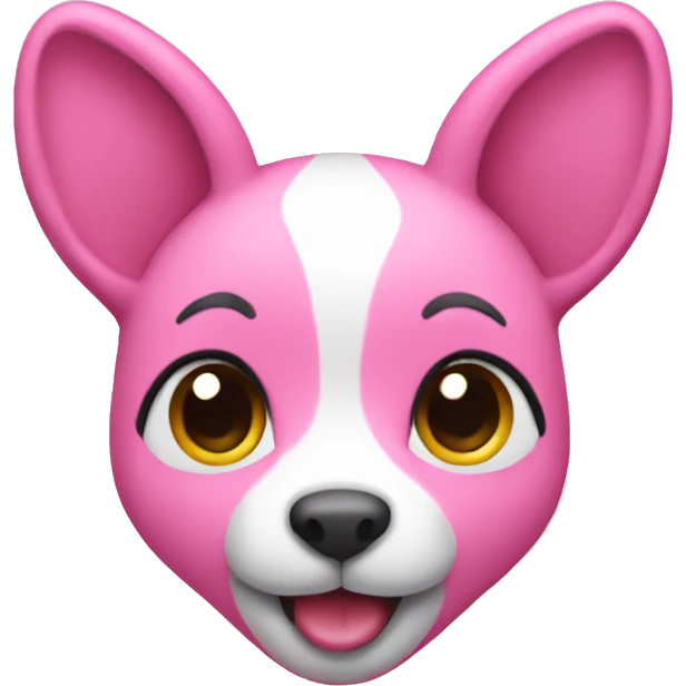 Pink hart emoji