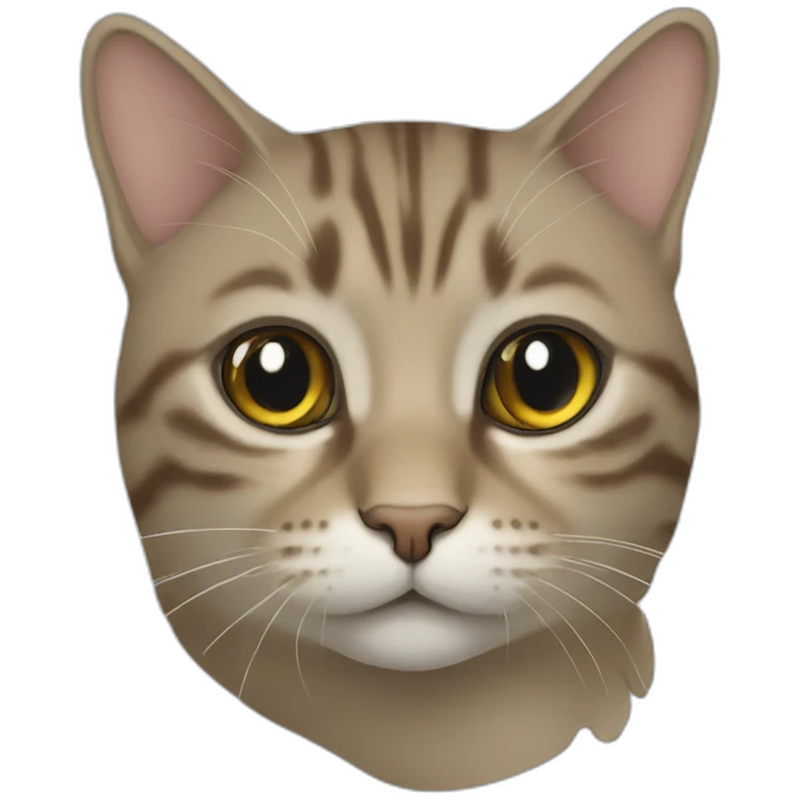 Un chat qui rigole emoji