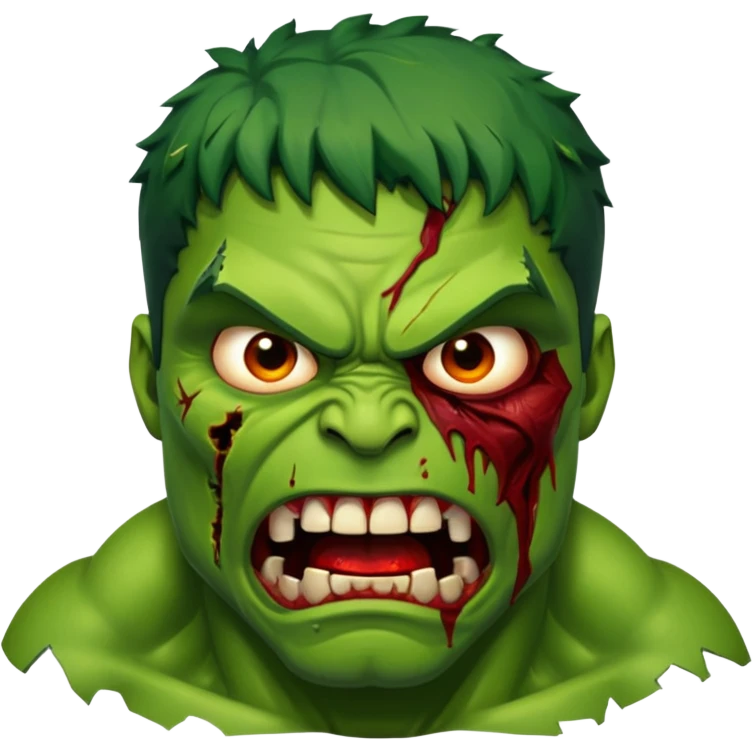 HULK  ZUMBI ROSTO emoji