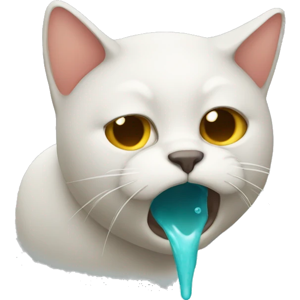 cat vomiting emoji