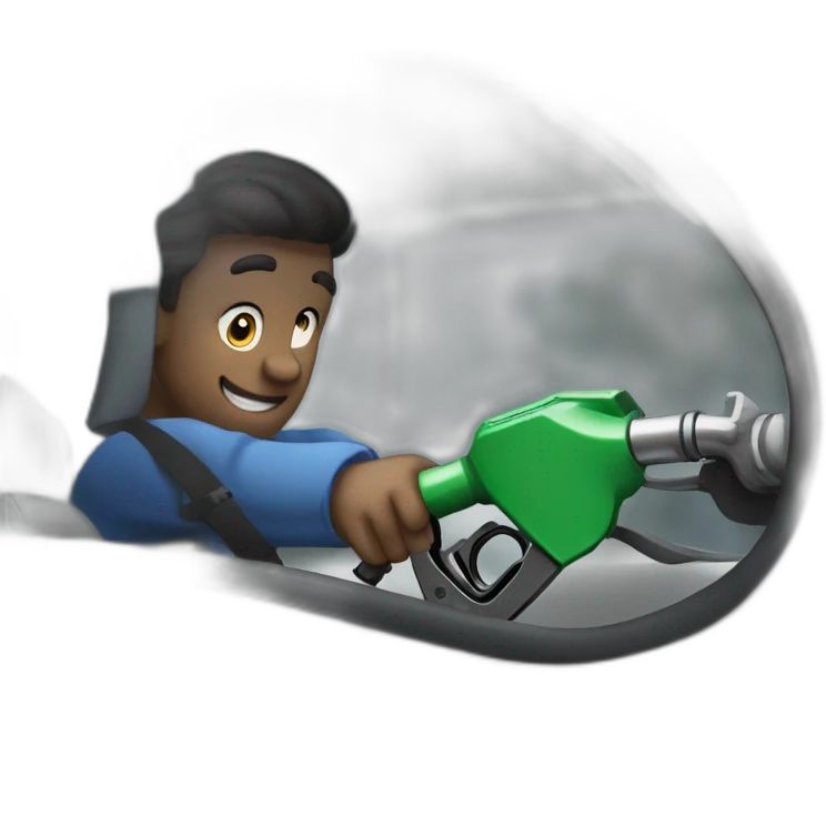 refueling the car is expensive emoji