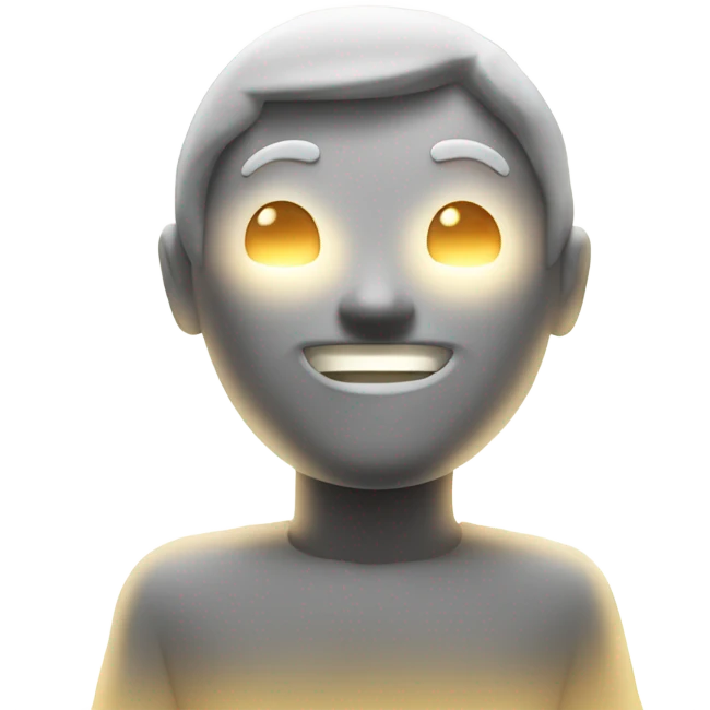 A blinding beam of pure white light shooting from a character’s hands, with radiant energy and a glowing aura, cutting through everything in its path. emoji