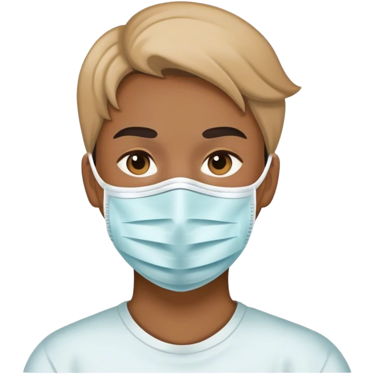 Self care Face mask emoji
