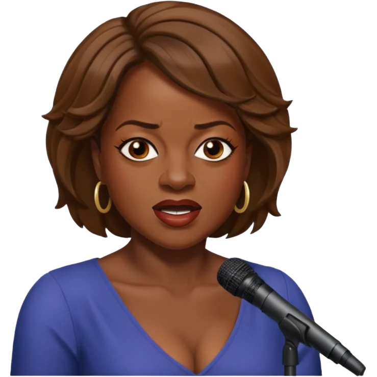 Viola Davis singing  emoji