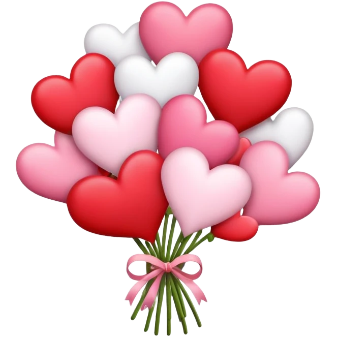 Bouquet of hearts emoji