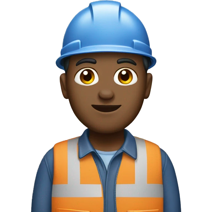 Concrete worker  emoji