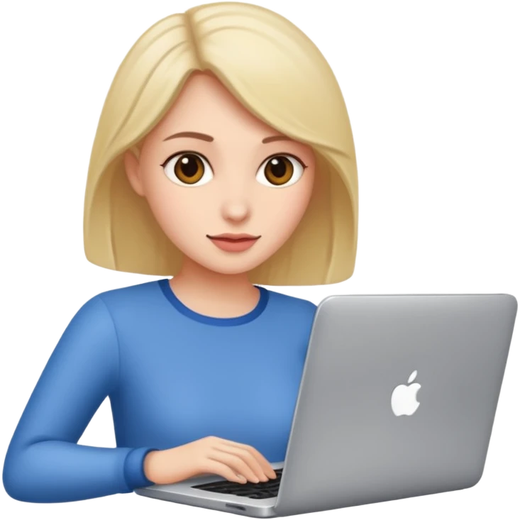 Woman with laptop emoji