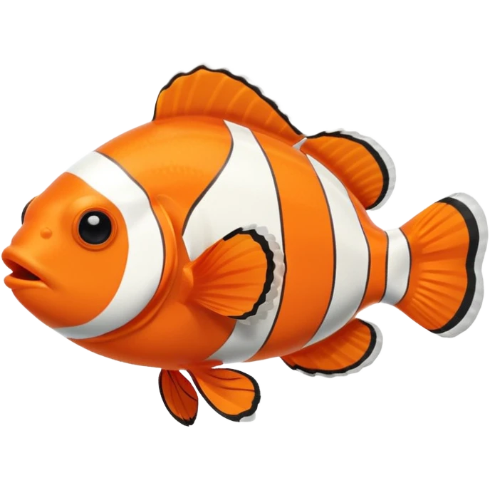 Clown fish in an aquarium emoji
