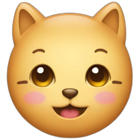 Chat kawaii emoji