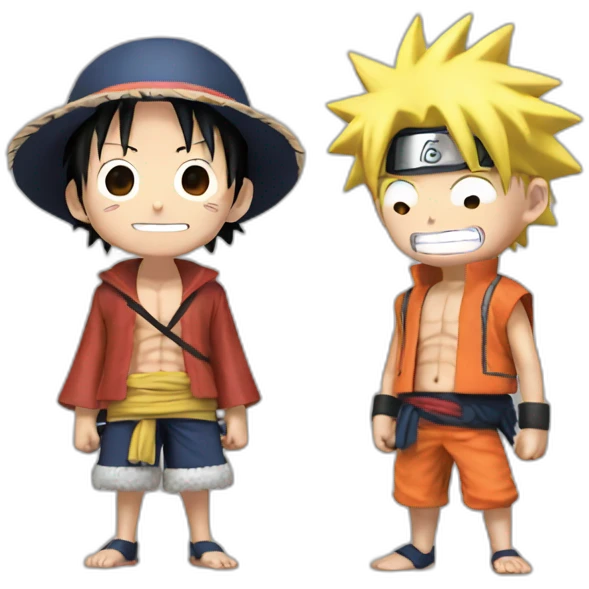 Luffy and naruto emoji