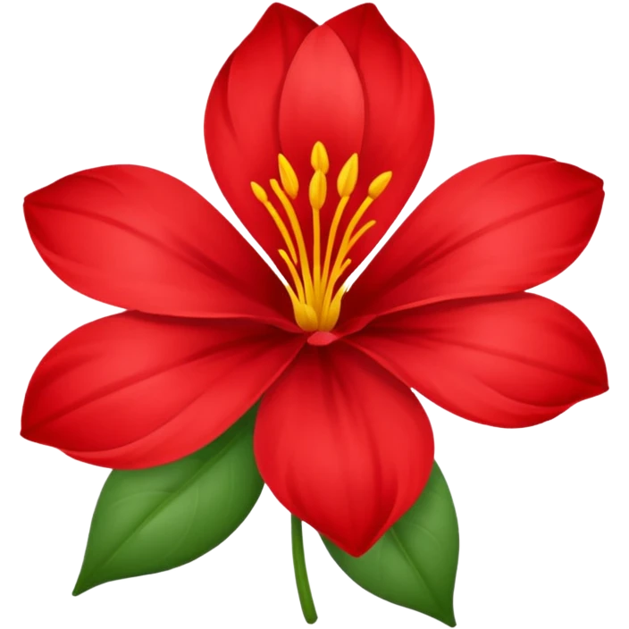 a red cataleya emoji