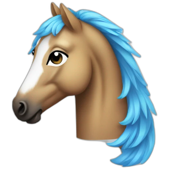 Disco horse emoji