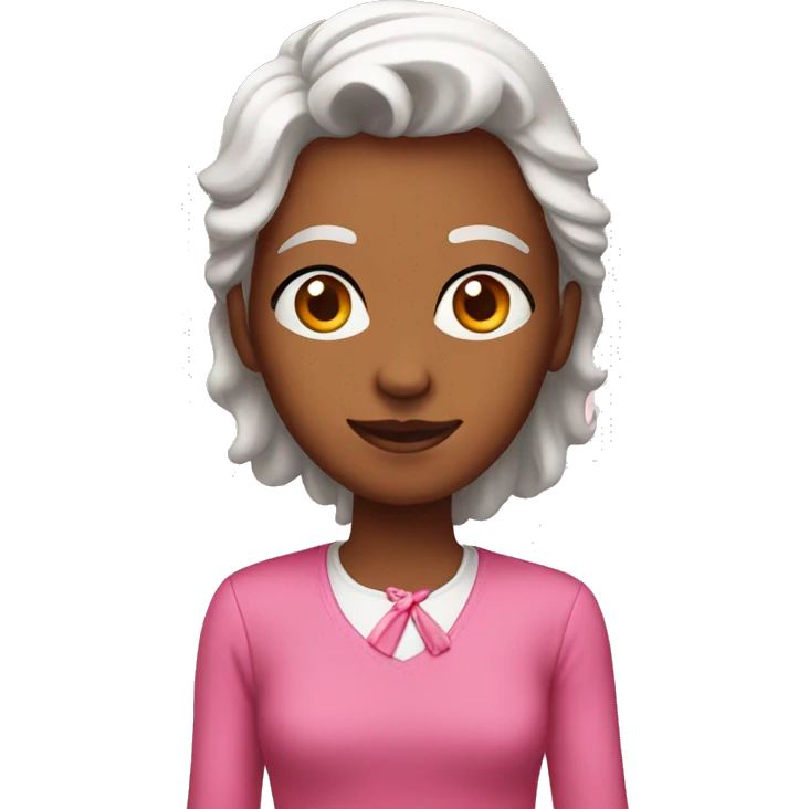 Pink birthday emoji