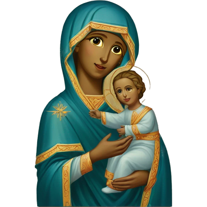 Orthodox Icon Theotokos emoji