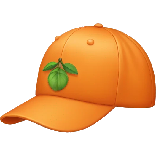 orange cap emoji