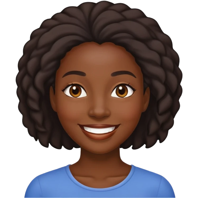 Black woman emoji